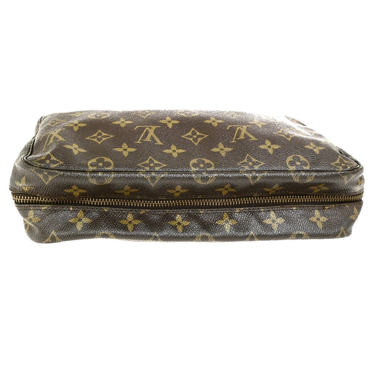 LOUIS VUITTON Trousse Toilette 28 Clutch Hand Bag Monogram Brown M47522 67FB195
