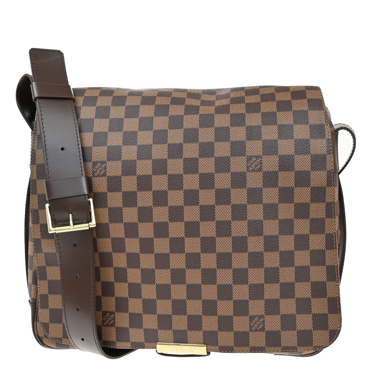 LOUIS VUITTON Bastille Shoulder Bag Damier Ebene Leather Brown N45258 25KB592