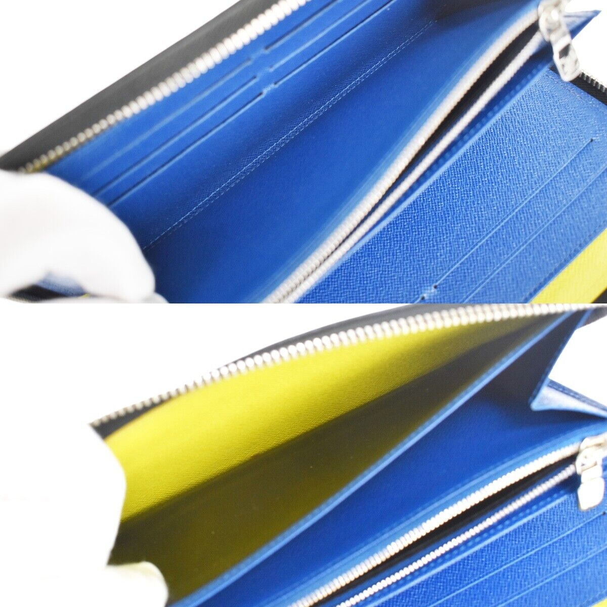 LOUIS VUITTON Zippy Organizer Wallet Epi Damier Graphite Leather M68227 81YD071