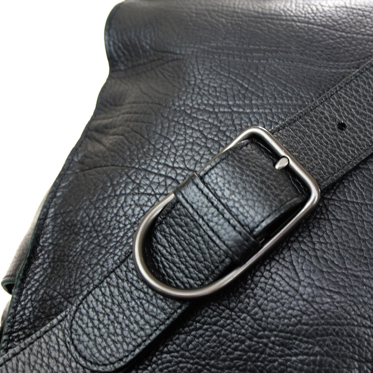 BOTTEGA VENETA Logo Crossbody Shoulder Bag Leather Black Italy 87CB068