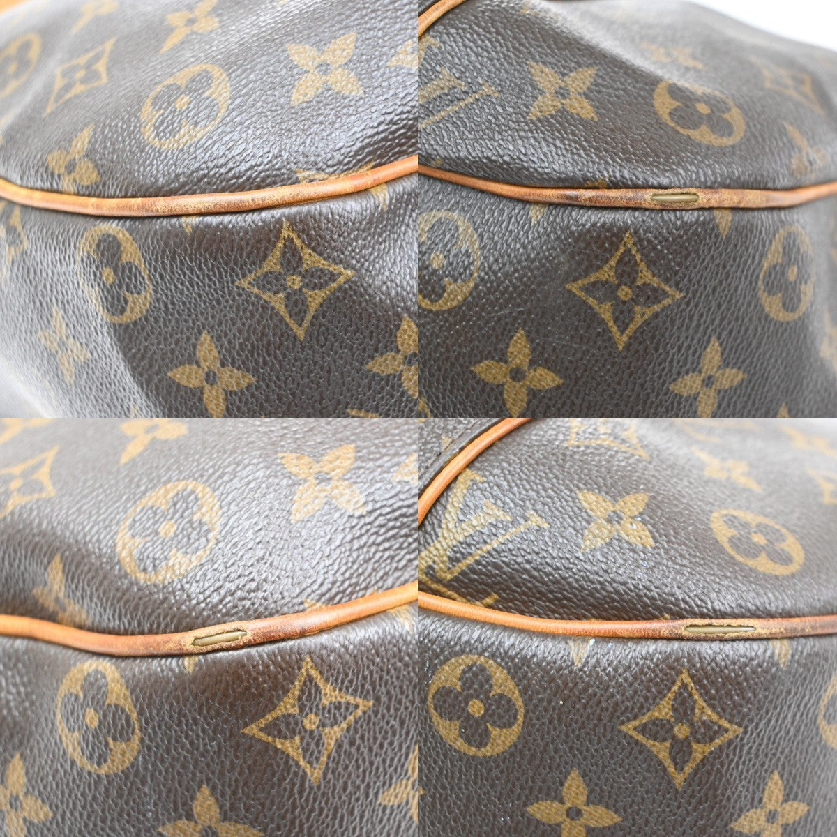 LOUIS VUITTON Galliera PM Shoulder Bag Monogram Leather Brown GD M56382 30MA654