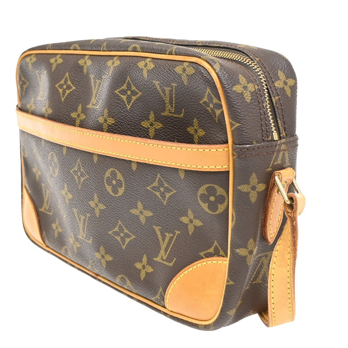 LOUIS VUITTON Trocadero 27 Shoulder Bag Monogram Leather Brown M51274 71CA731
