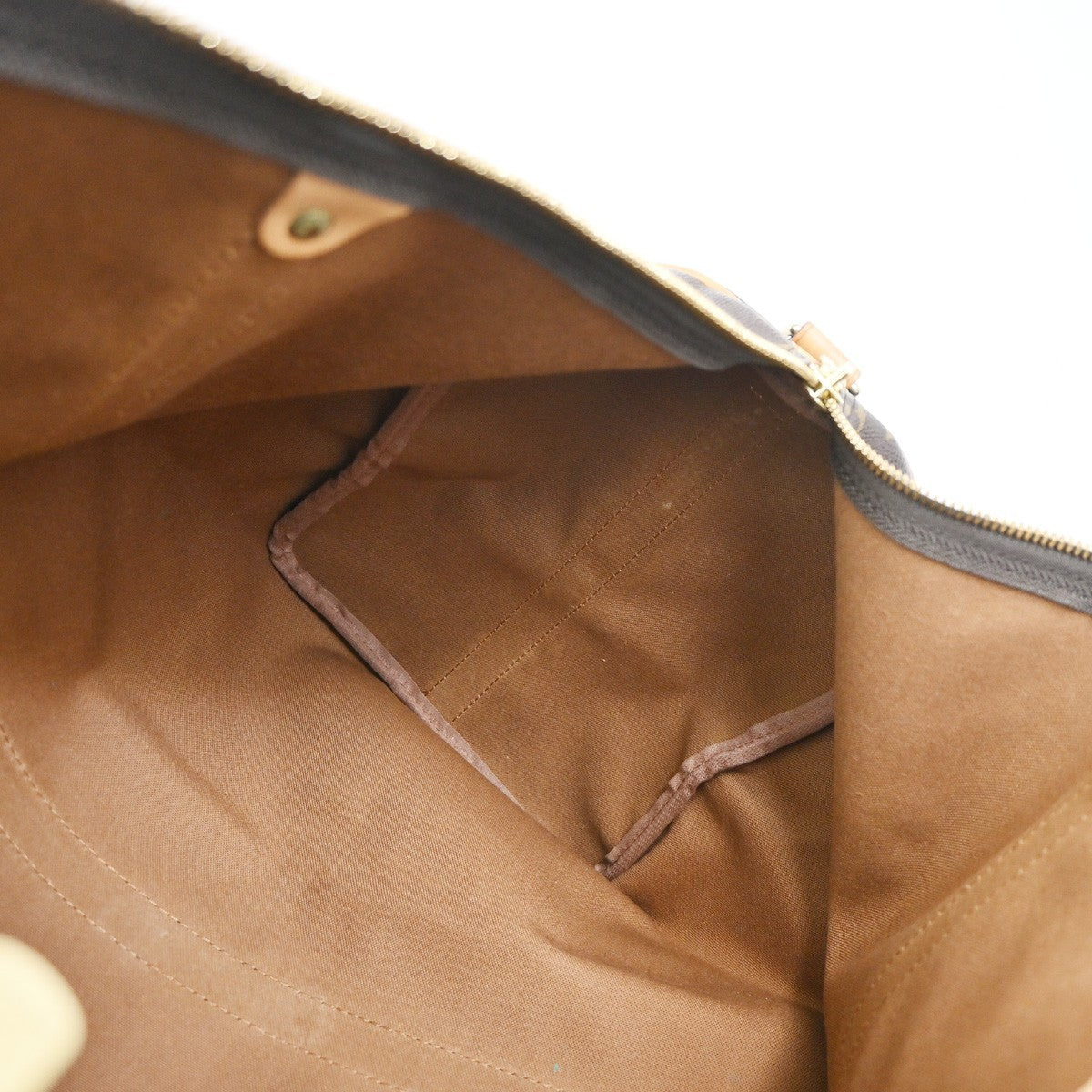 LOUIS VUITTON Keepall 50 Travel Hand Bag Monogram Leather Brown M41426 54PA013