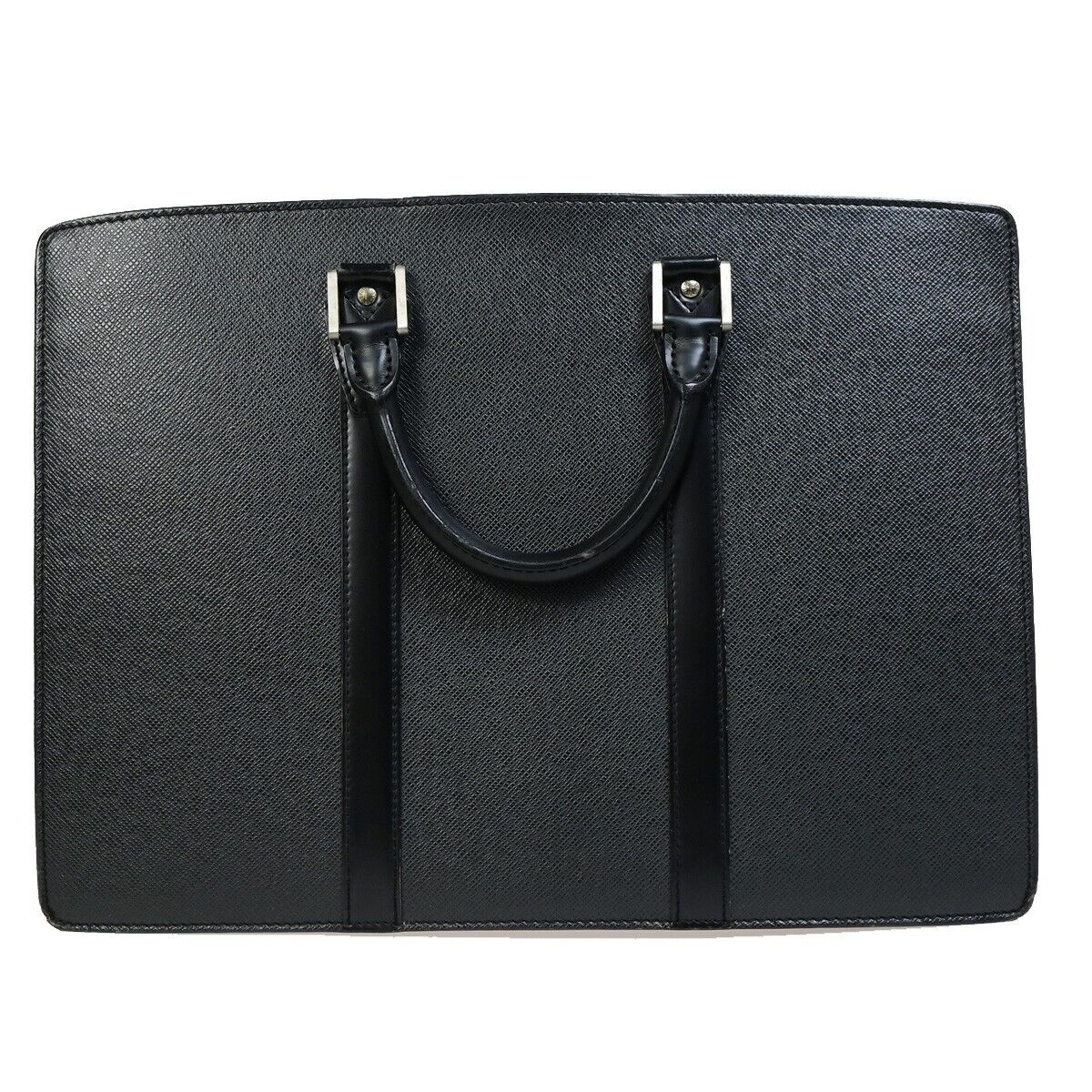 LOUIS VUITTON Porte Documents Lozan Briefcase Hand Bag Taiga BK M30052 61EC575