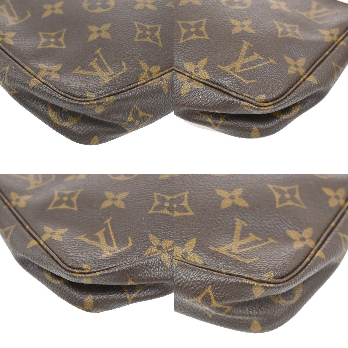 LOUIS VUITTON Pochette Accessoires Hand Bag Monogram Leather BN M51980 70DA182