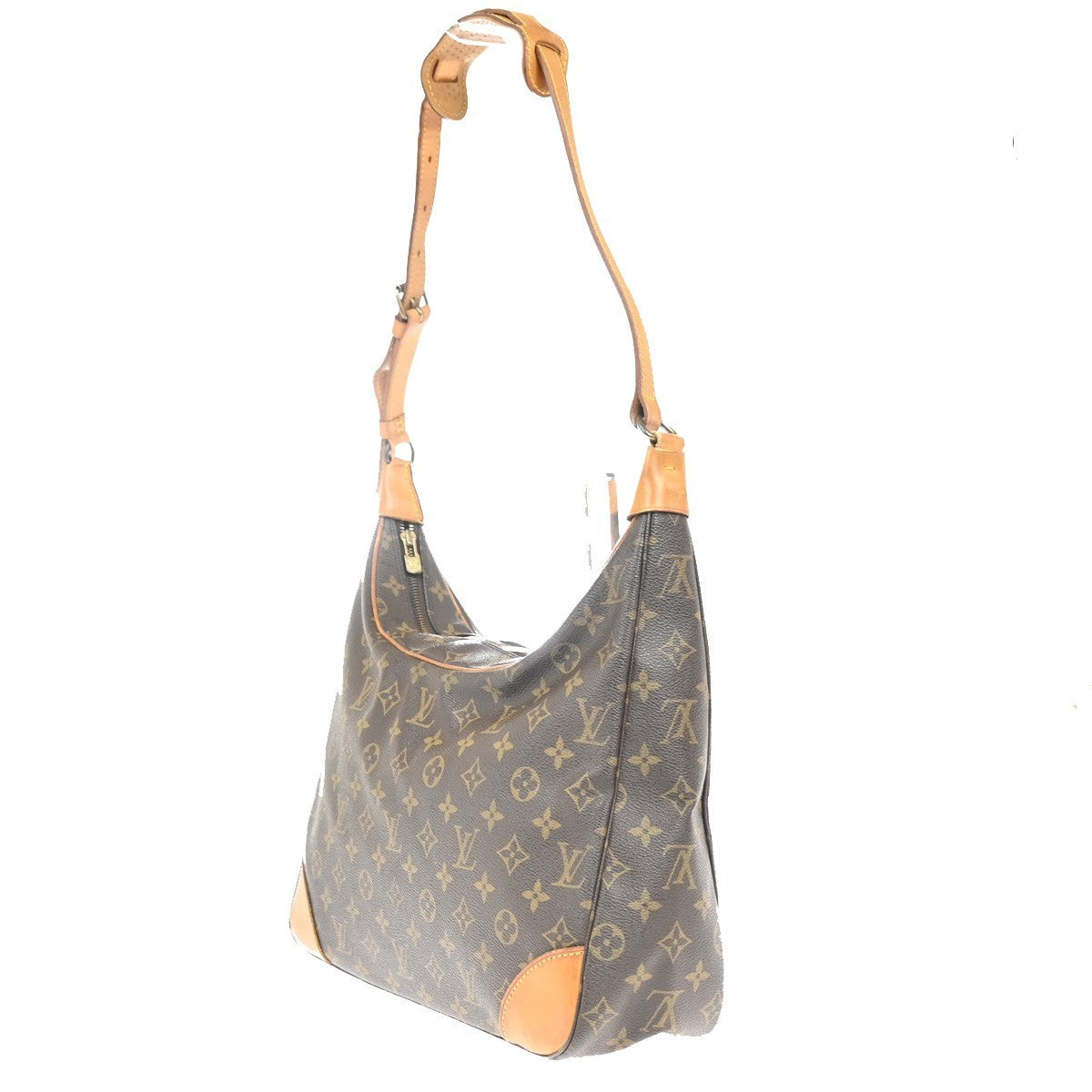 LOUIS VUITTON Boulogne 35 Shoulder Bag Monogram Leather Brown M51260 82KC655
