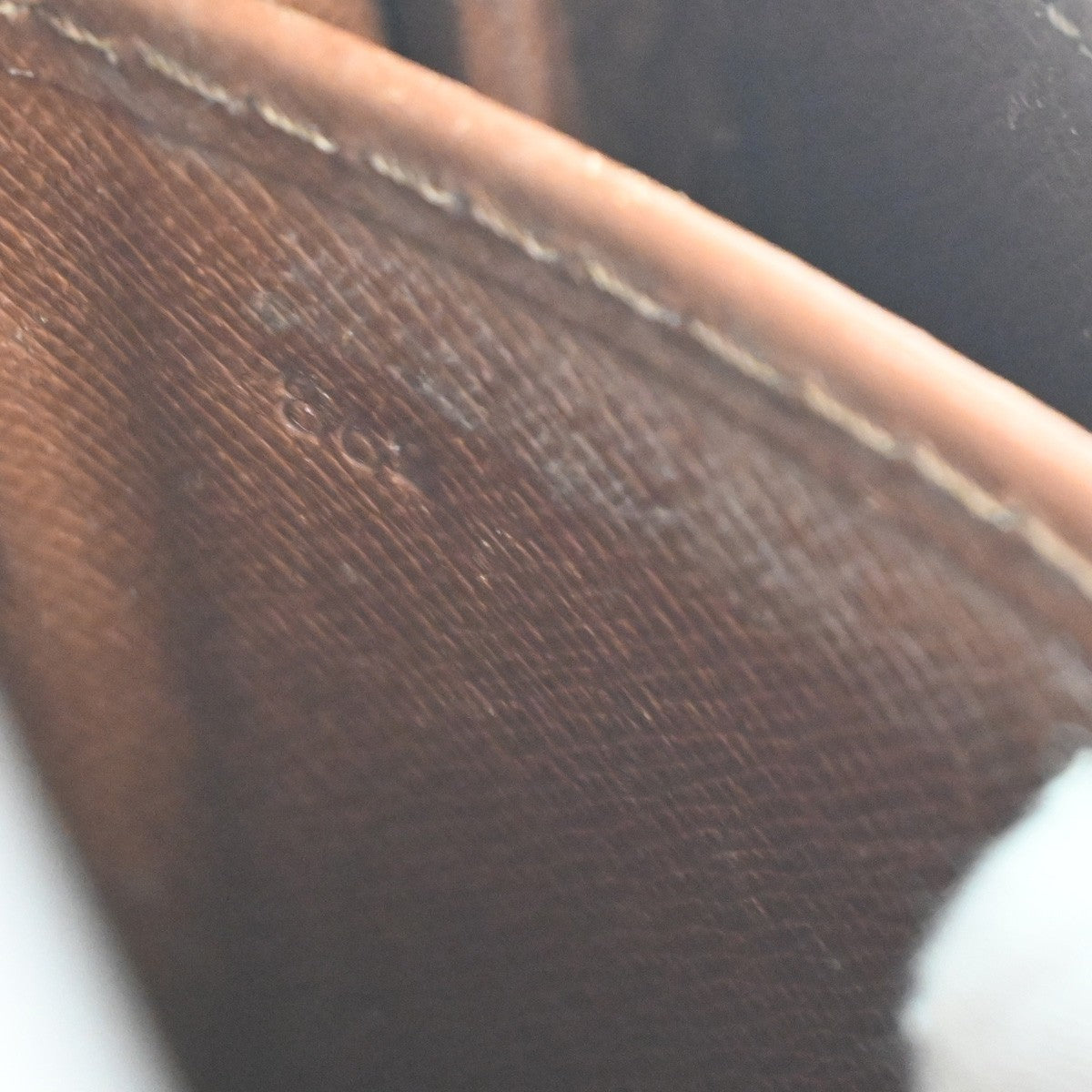LOUIS VUITTON Cartouchiere MM Shoulder Bag Monogram Leather Brown M51253 88TA476