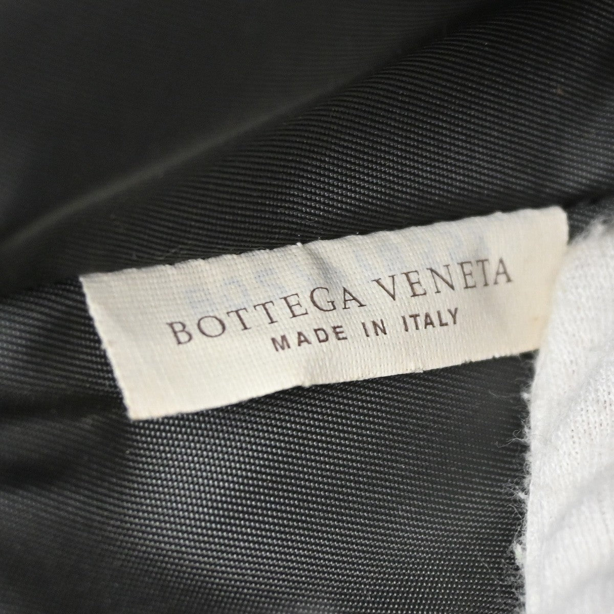 BOTTEGA VENETA Intreccio Mirage Hand Tote Bag Nylon Leather Black 85CA025