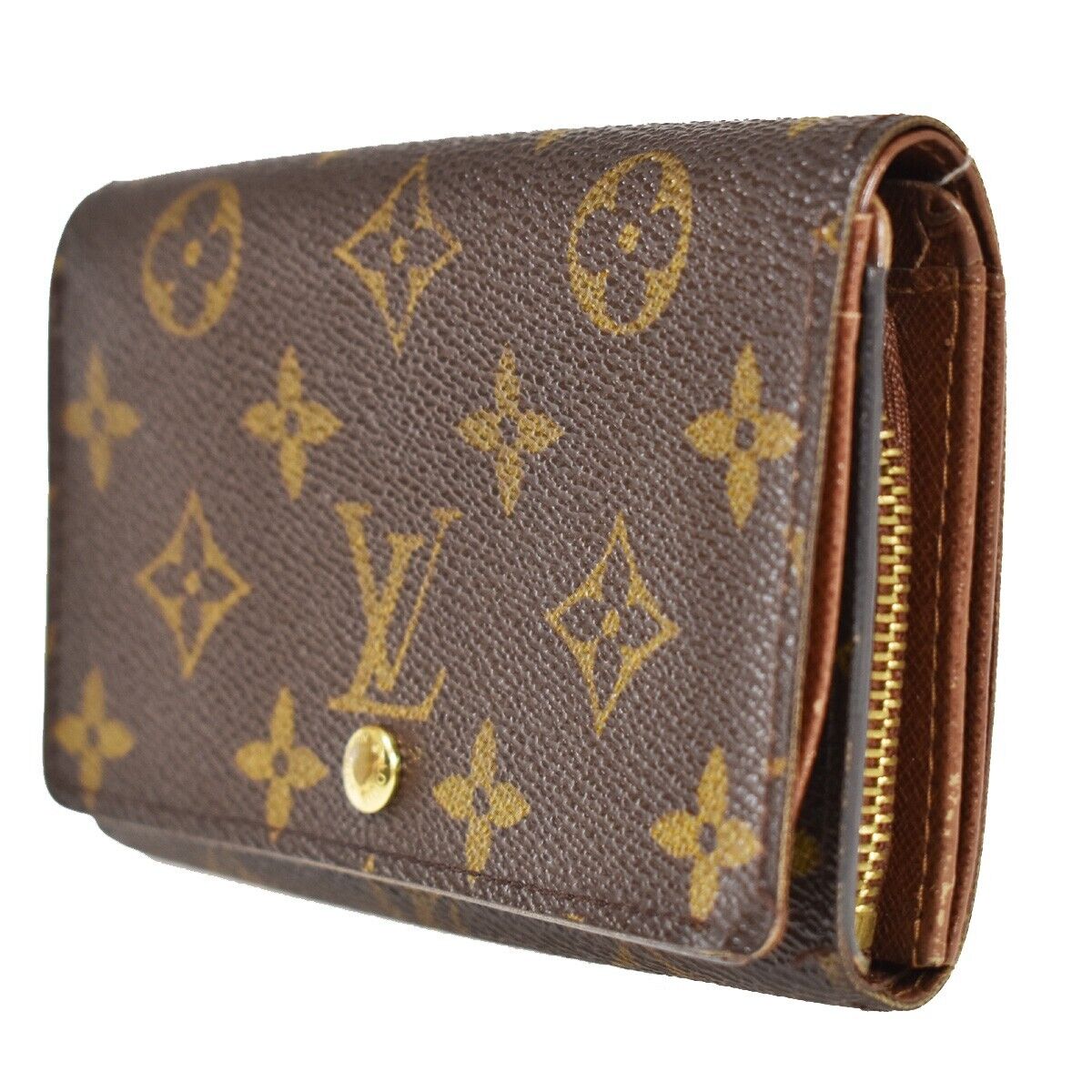 LOUIS VUITTON Porte Monnaie Billets Tresor Bifold Wallet Monogram M61730 04YB791