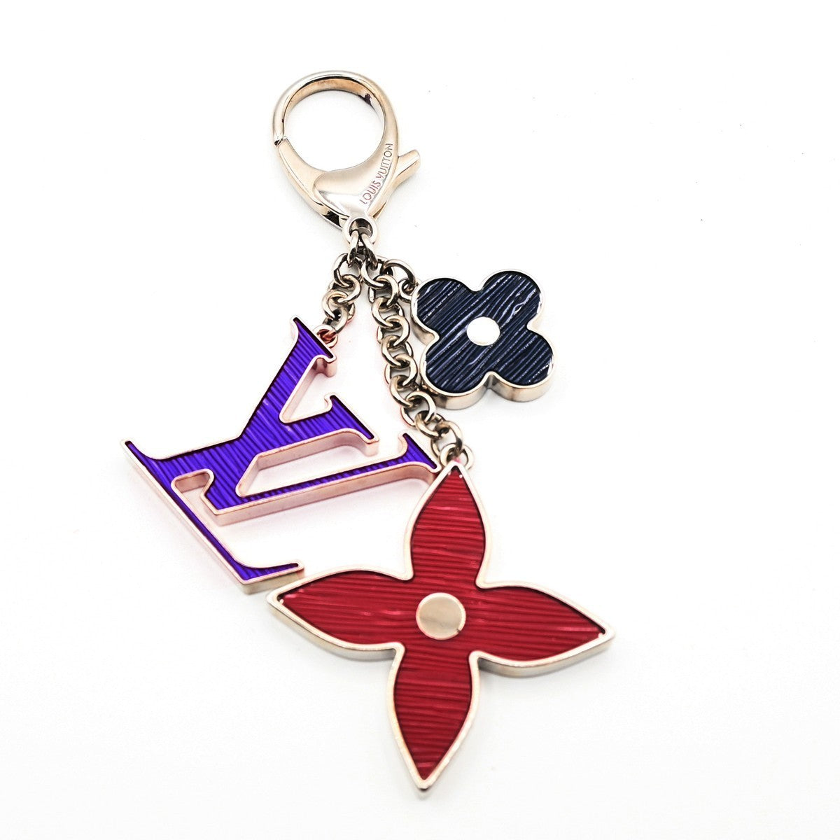 LOUIS VUITTON LV Bijoux Sac Fleur Epi Bag Charm Key Ring BE RD PE M67125 64MA373