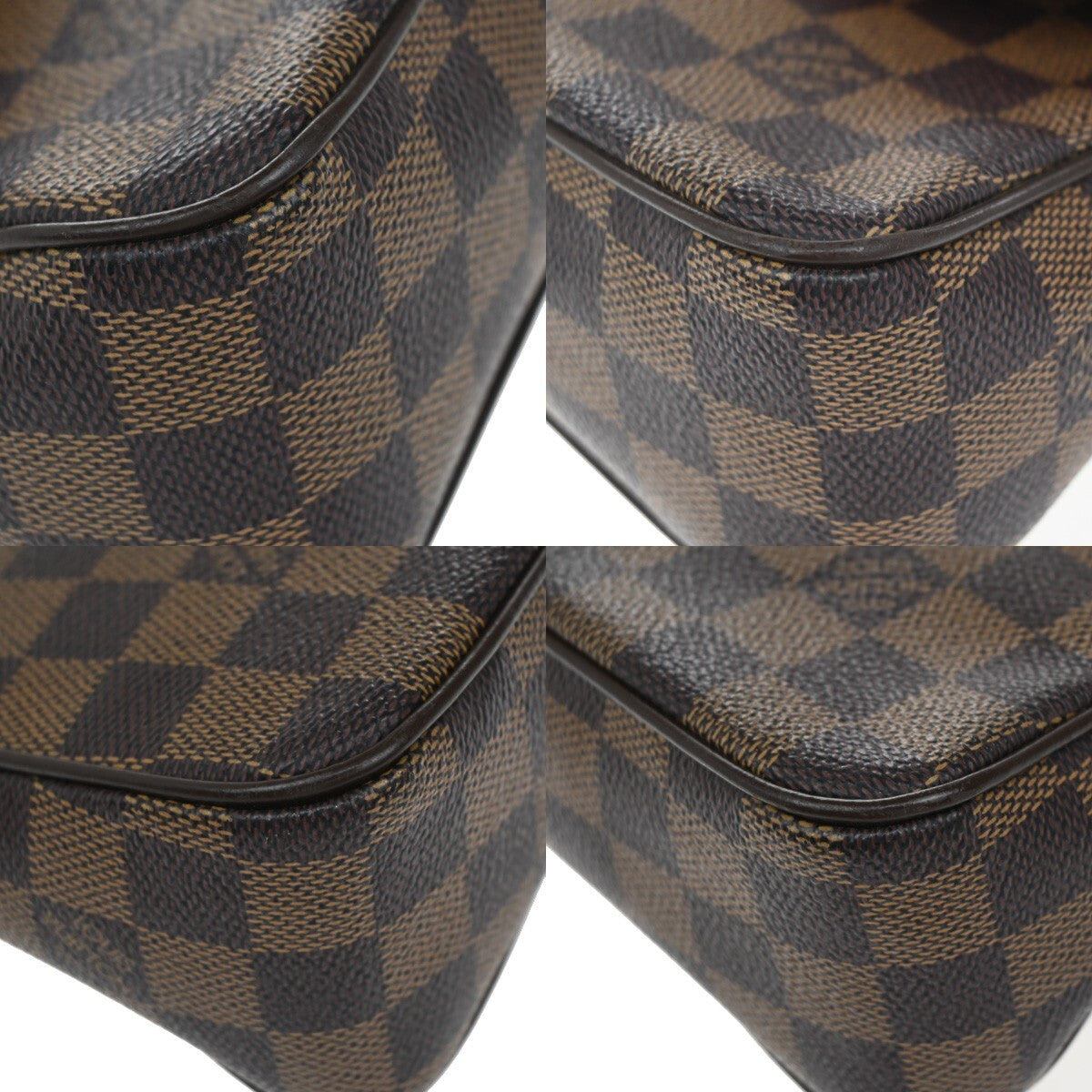 LOUIS VUITTON Recolator Shoulder Bag Damier Ebene Leather Brown N51299 40EE217