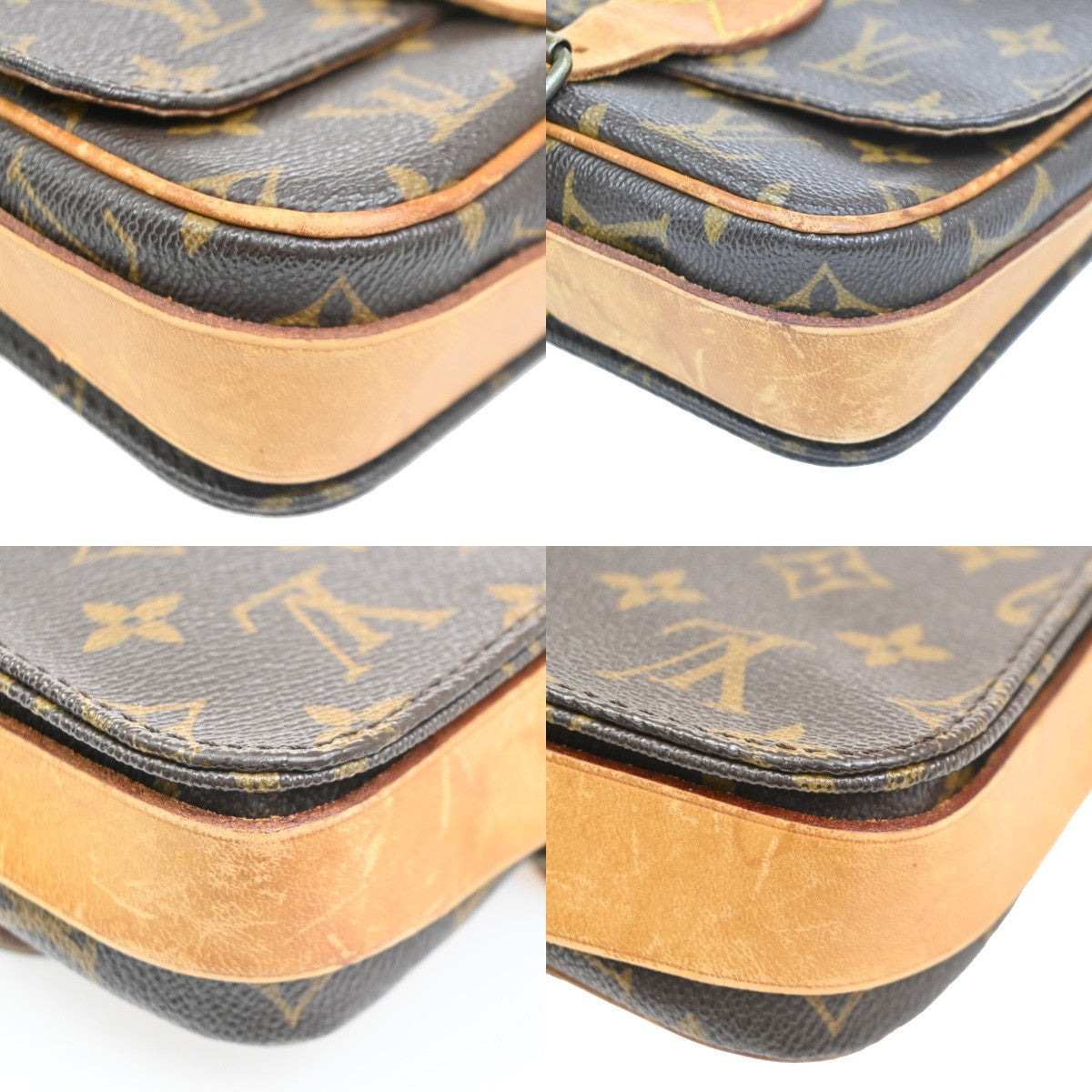 LOUIS VUITTON Mini Cartouchiere Shoulder Bag Monogram Leather BN M51254 31KC151