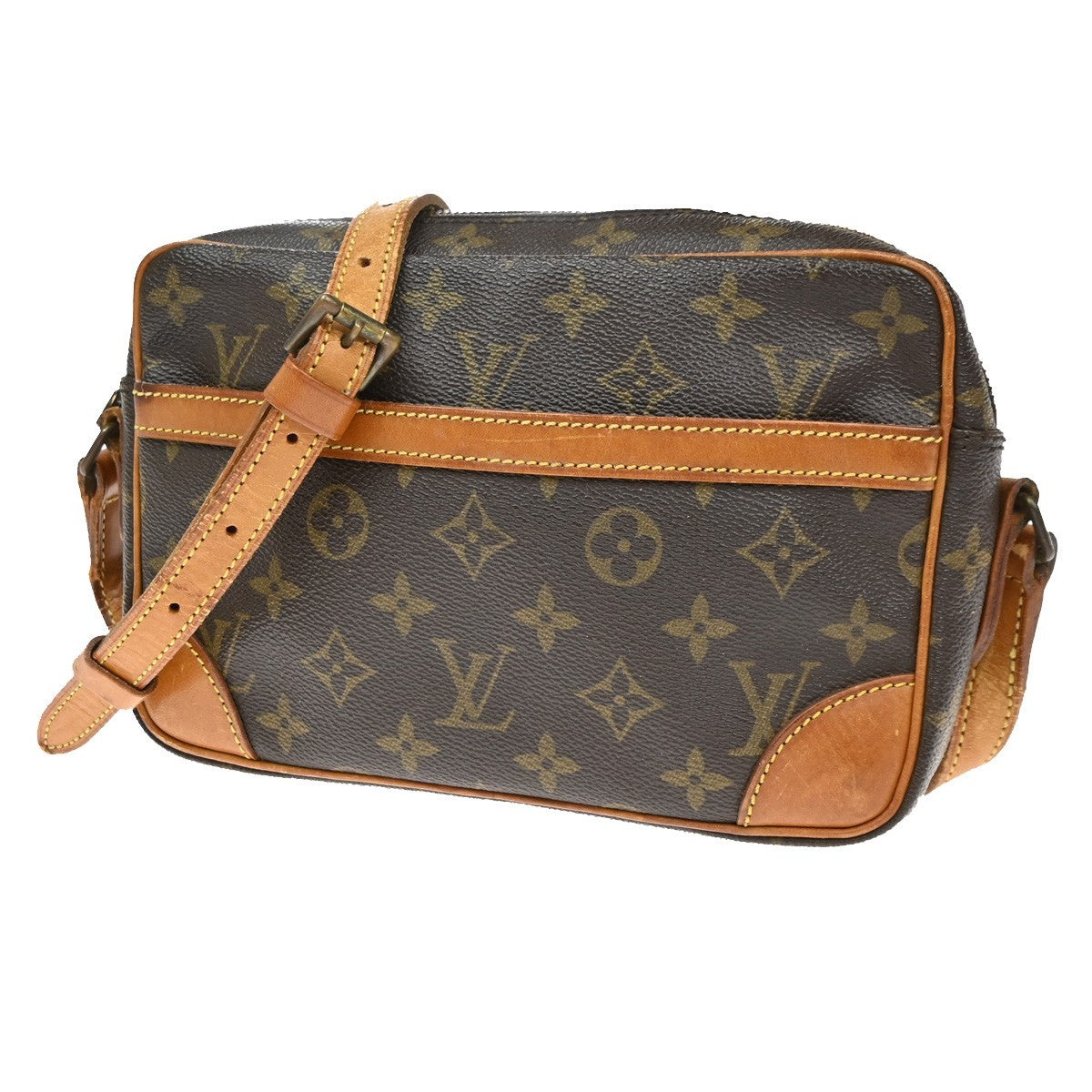 LOUIS VUITTON Trocadero 24 Shoulder Bag Monogram Leather Brown M51276 64CA941