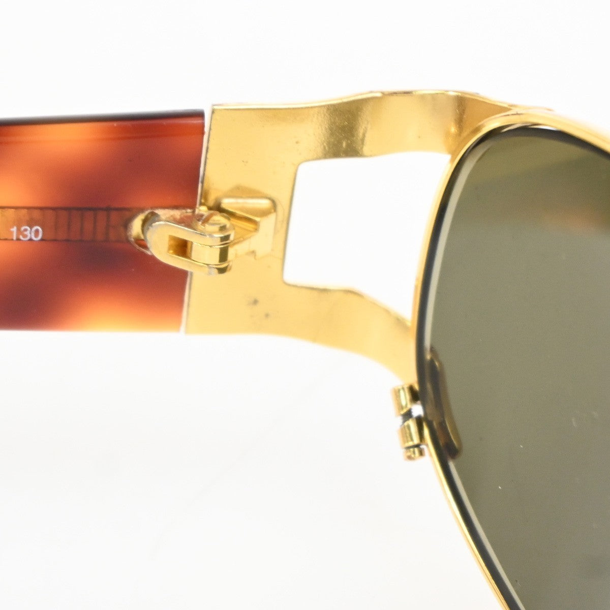 FENDI FF Logos Sunglasses Eye Wear Plastic Metal Brown Italy 7017 07CA893