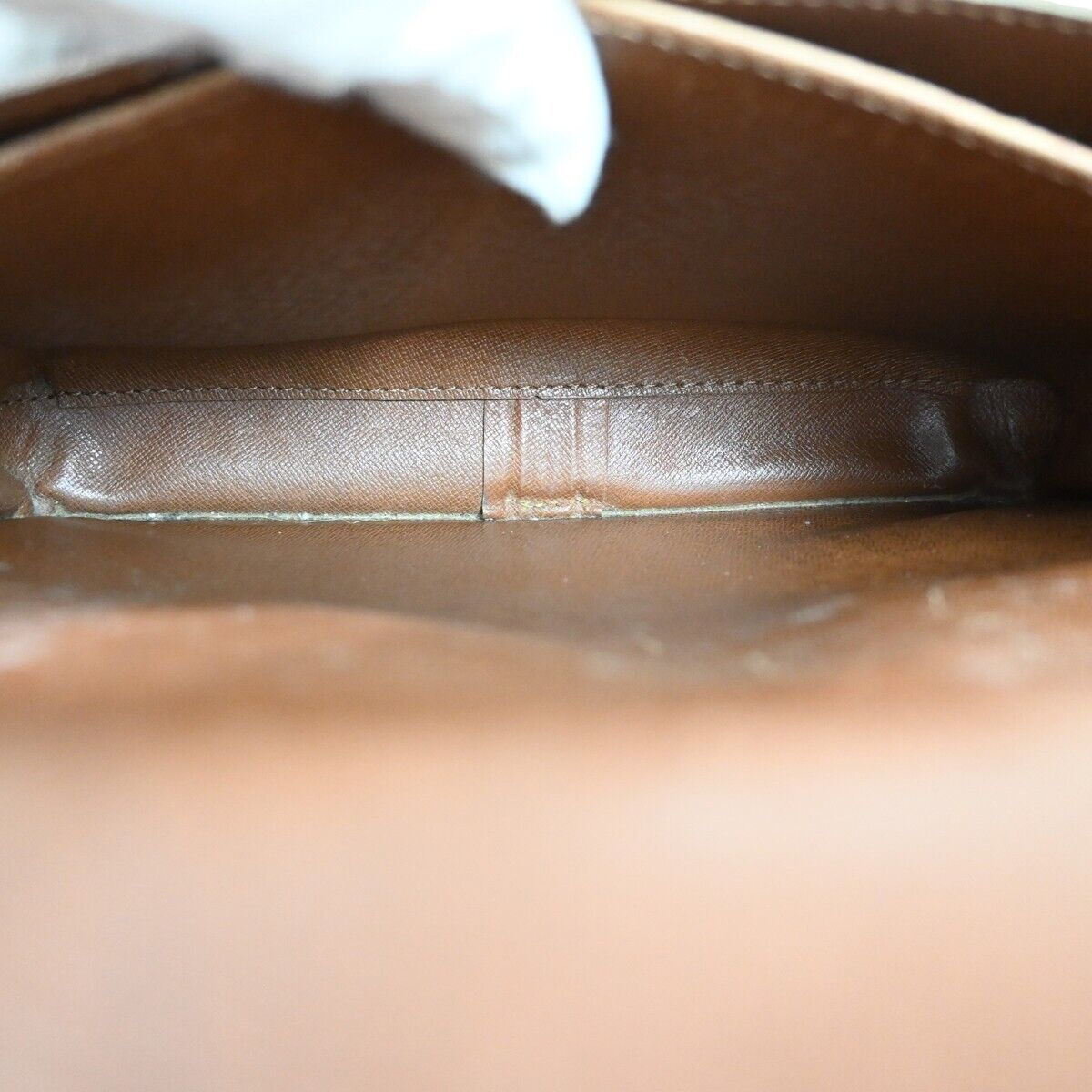 LOUIS VUITTON Cartouchiere GM Shoulder Bag Monogram Leather Brown M51252 32EA133
