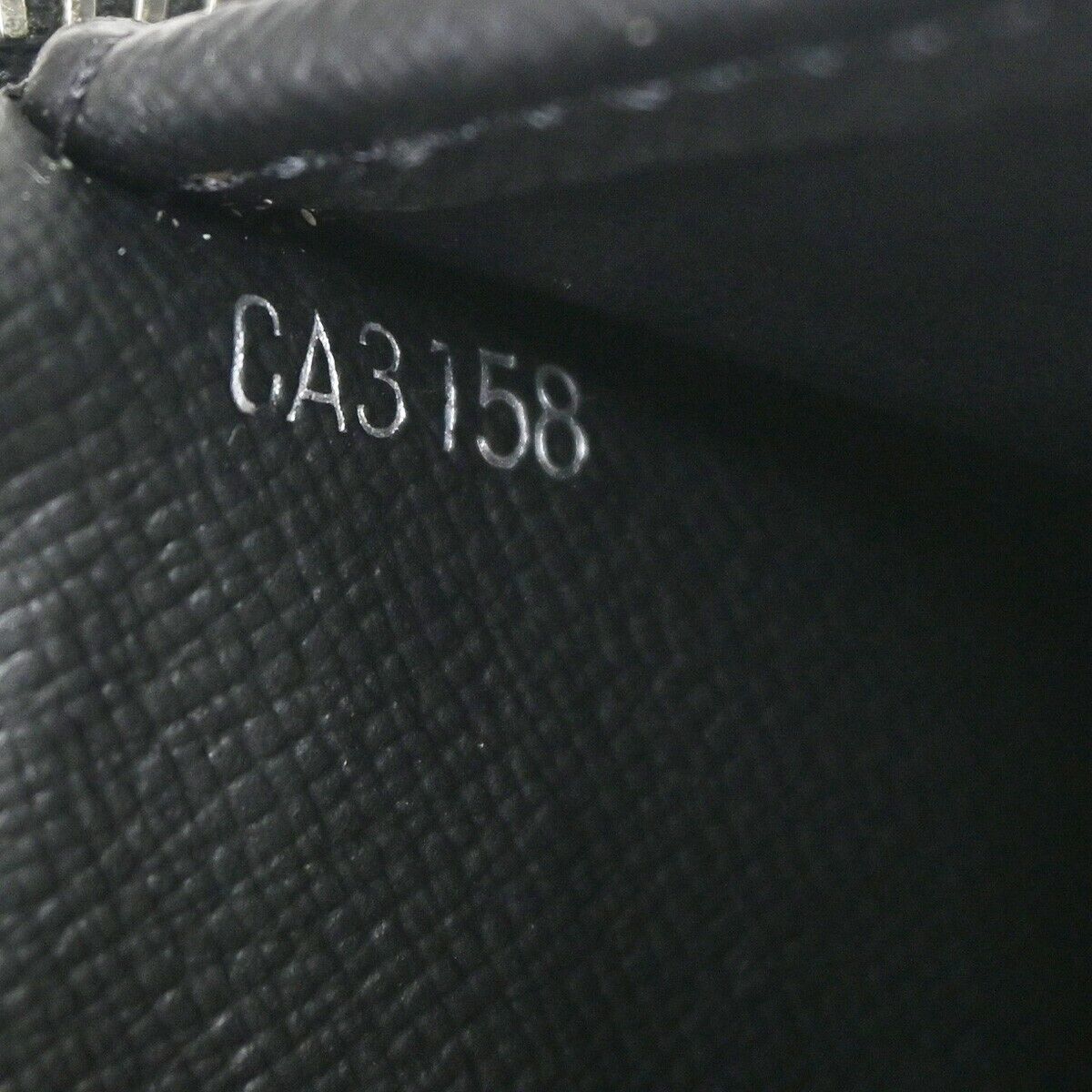 LOUIS VUITTON Long Zippy Wallet Vertical Damier Graphite Leather N63095 35GA563