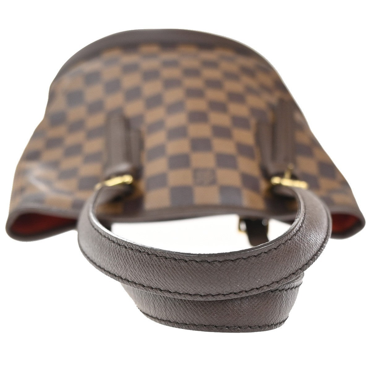 LOUIS VUITTON Marais Shoulder Bag Damier Ebene Leather Brown N42240 73MA408