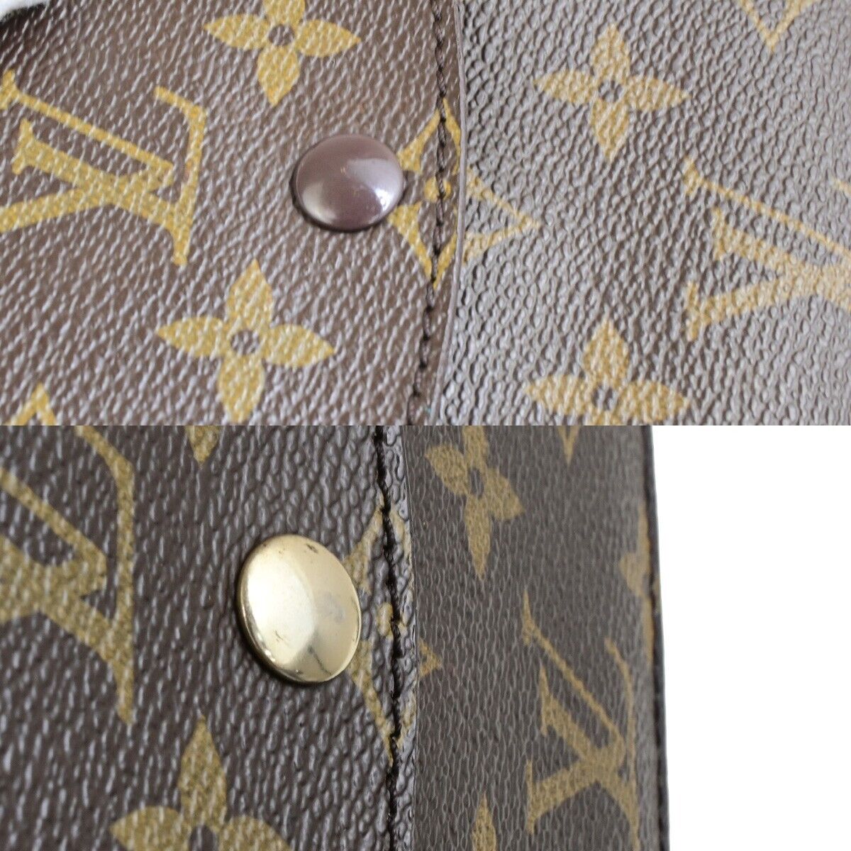 LOUIS VUITTON Double Rabat Shoulder Bag Monogram Leather Brown M51815 36FB517