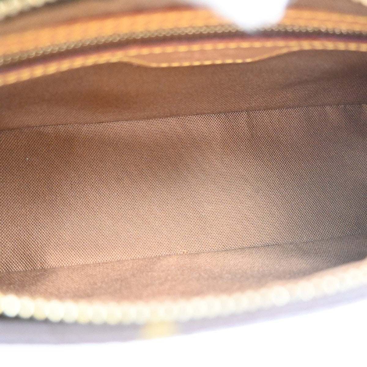 LOUIS VUITTON Logo Trotteur Shoulder Bag Monogram Leather Brown M51240 12PA122
