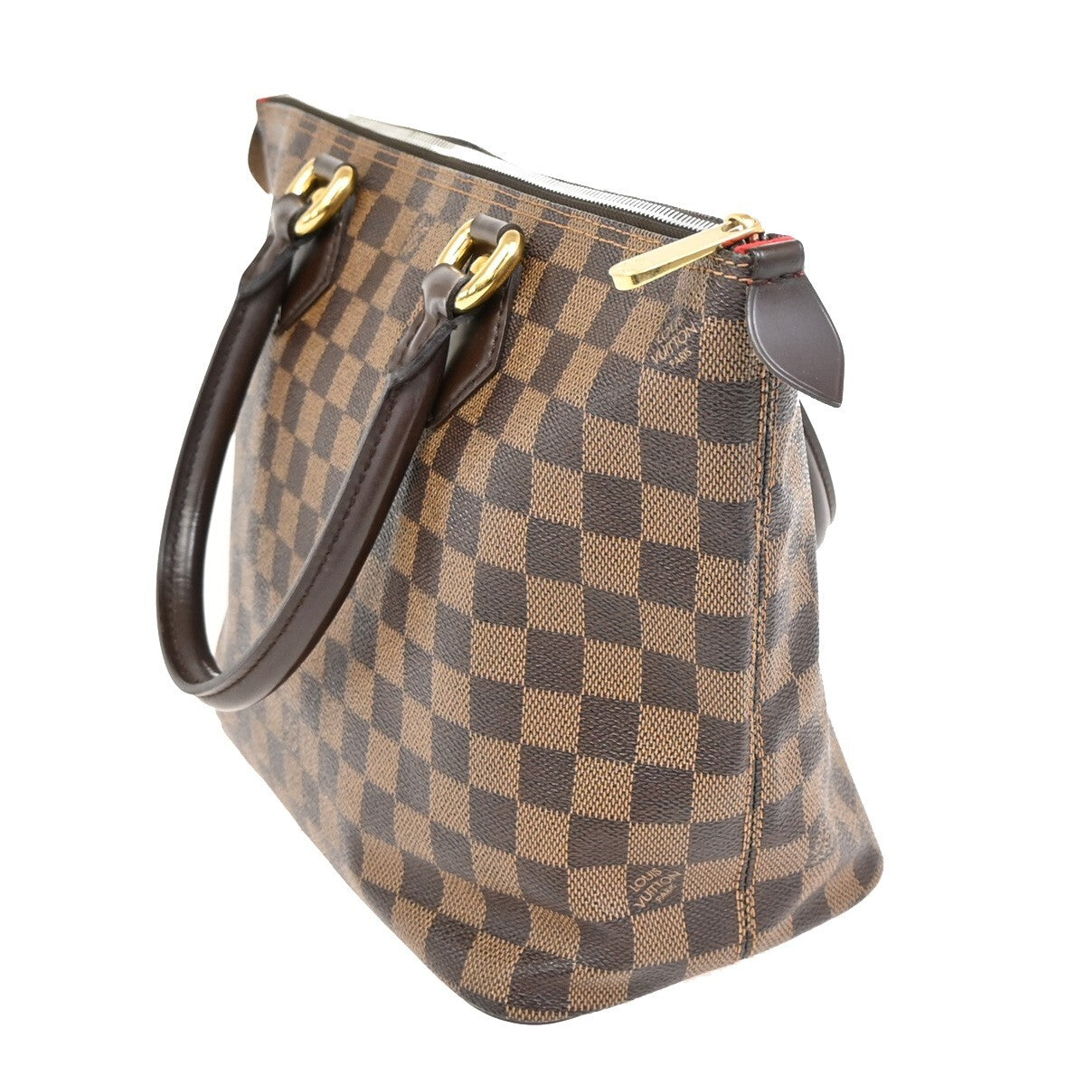 LOUIS VUITTON Saleya PM Hand Bag Damier Ebene Leather Brown N51183 95EE253