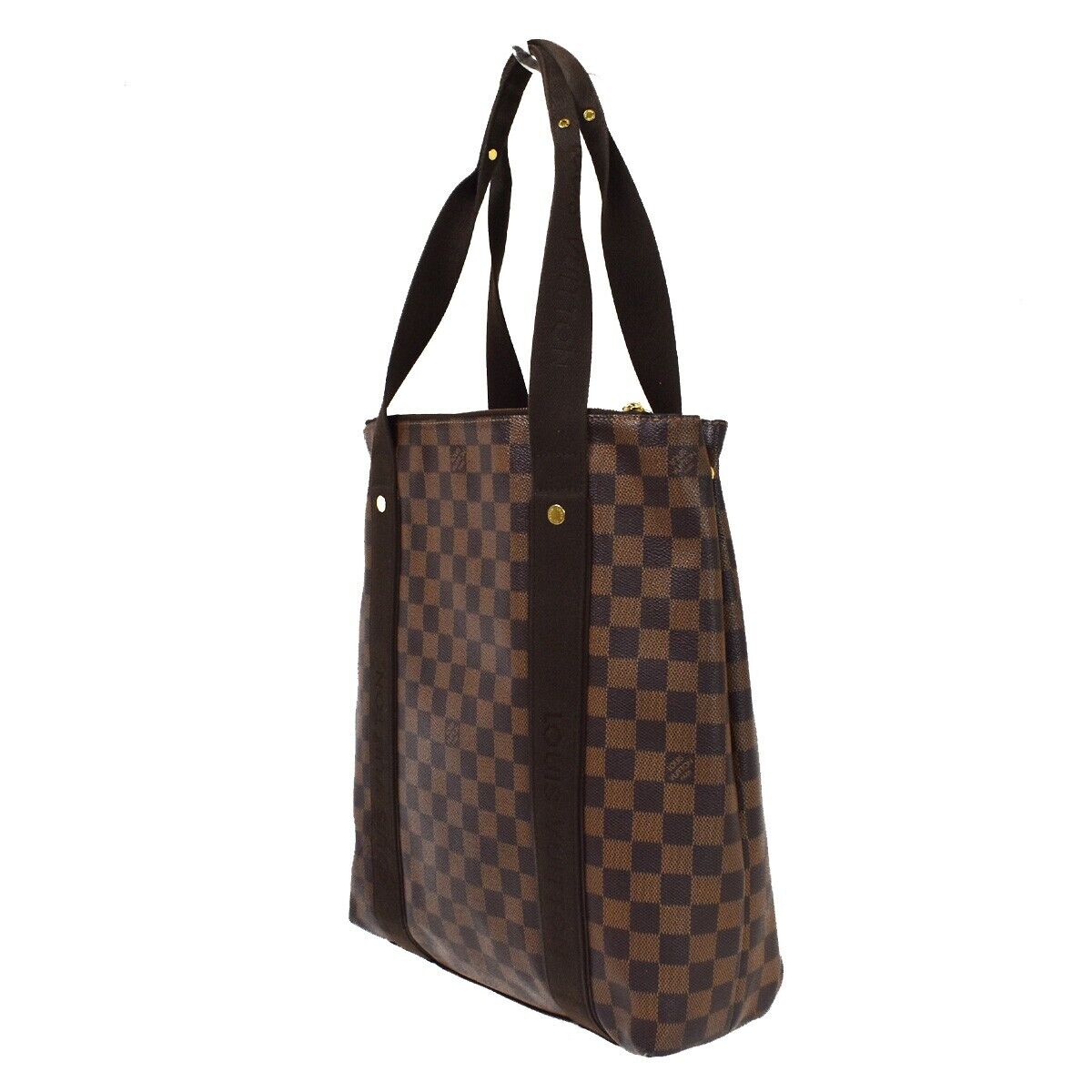 LOUIS VUITTON Cabas Beaubourg Shoulder Bag Damier Ebene Leather N52006 11YD396