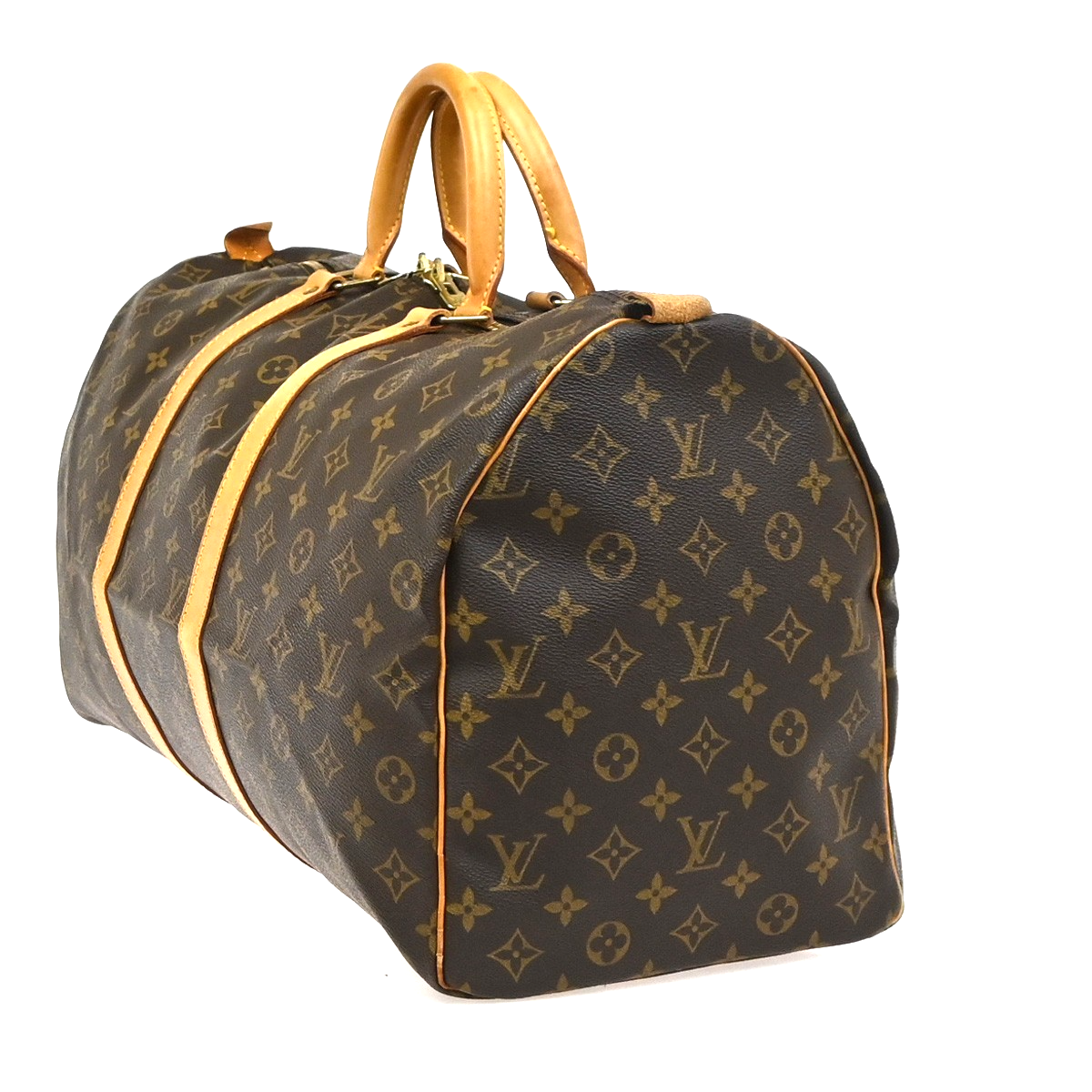 LOUIS VUITTON Keepall 50 Travel Hand Bag Monogram Leather Brown M41426 16YH913