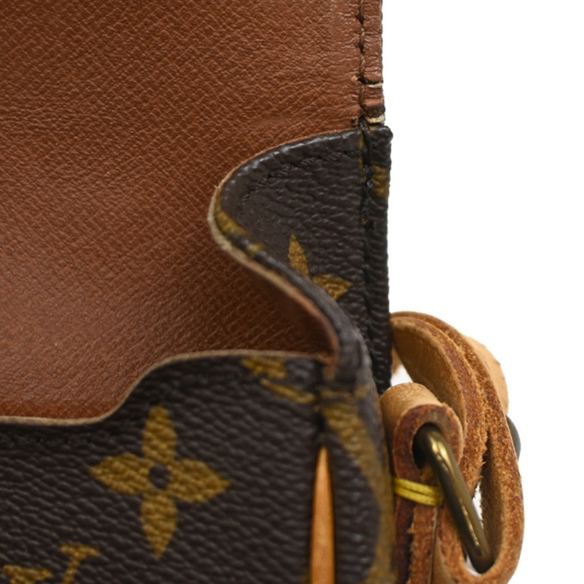 LOUIS VUITTON Mini Cartouchiere Shoulder Bag Monogram Leather BN M51254 31KC151