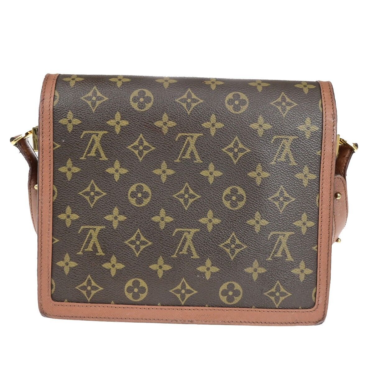 LOUIS VUITTON Raspail Shoulder Hand Bag Monogram Leather Brown M51372 33ED275