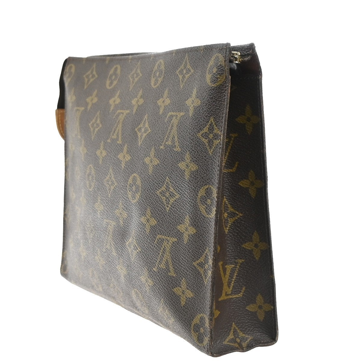 LOUIS VUITTON Poche Toilette 26 Clutch Pouch Bag Monogram Leather M47542 67MA453