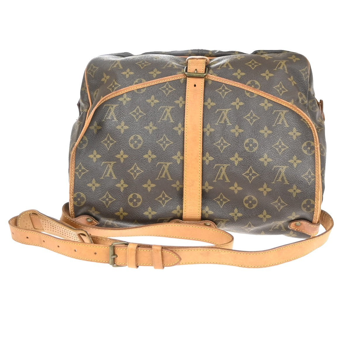 LOUIS VUITTON Saumur 35 Shoulder Bag Monogram Leather BN France M42254 89YH923