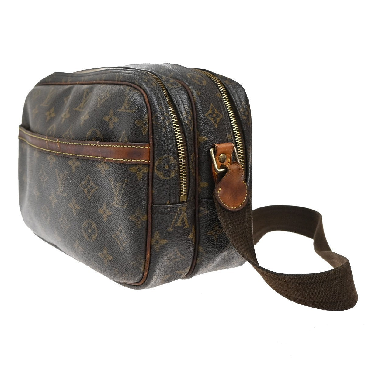 LOUIS VUITTON Reporter PM Crossbody Shoulder Bag Monogram Leather M45254 66KP106
