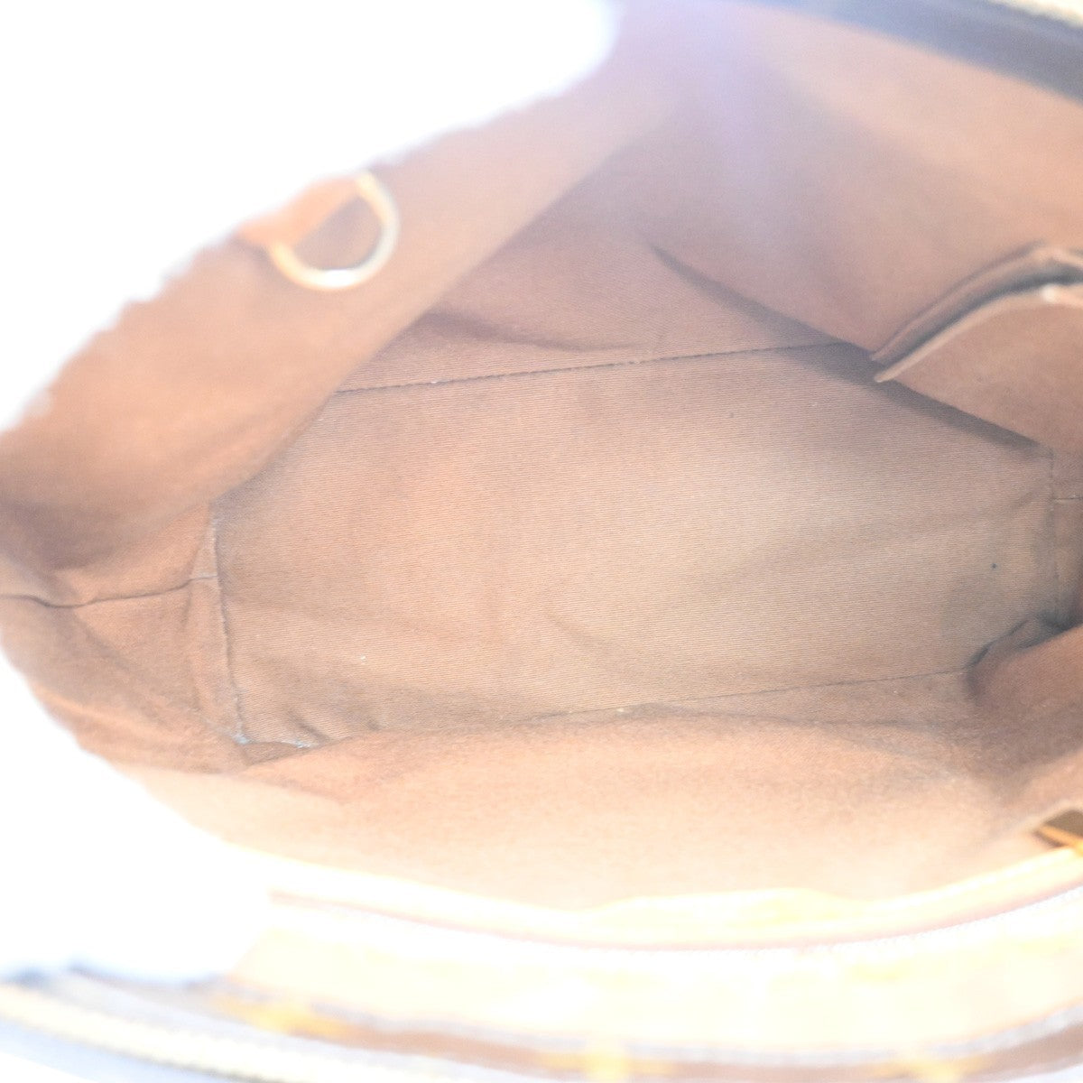 LOUIS VUITTON Cabas Piano Shoulder Bag Monogram Leather Brown M51148 34MA377