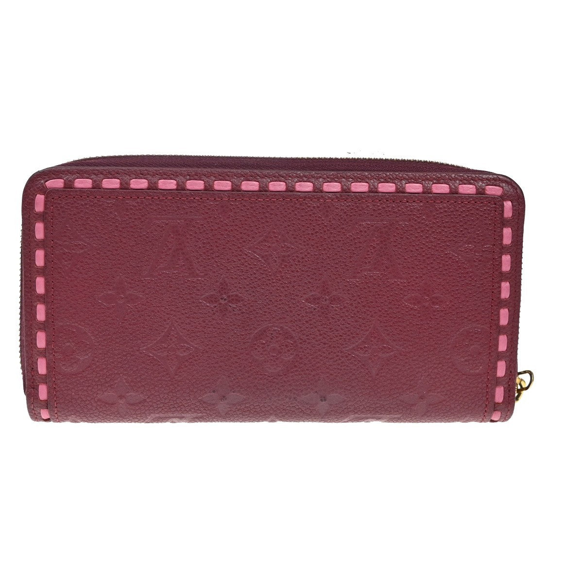 LOUIS VUITTON Zippy Wallet Long Wallet Monogram Empreinte Raisin M64803 73KB340