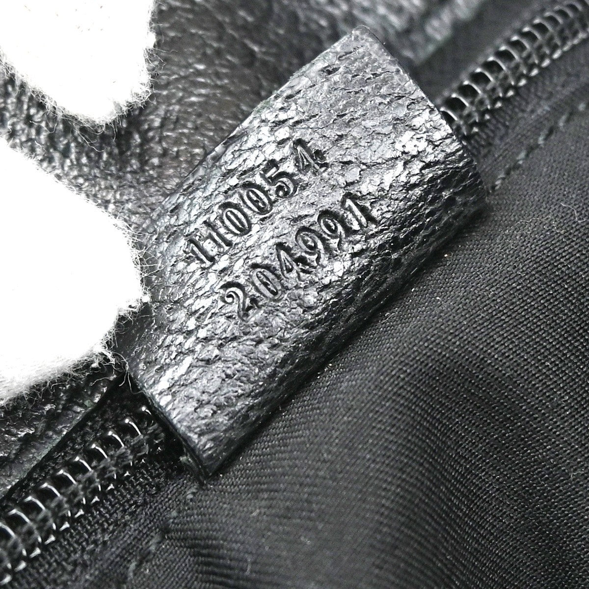 GUCCI Logo GG Pattern 2set Hand Bag Leather Canvas Black Italy 67CA448