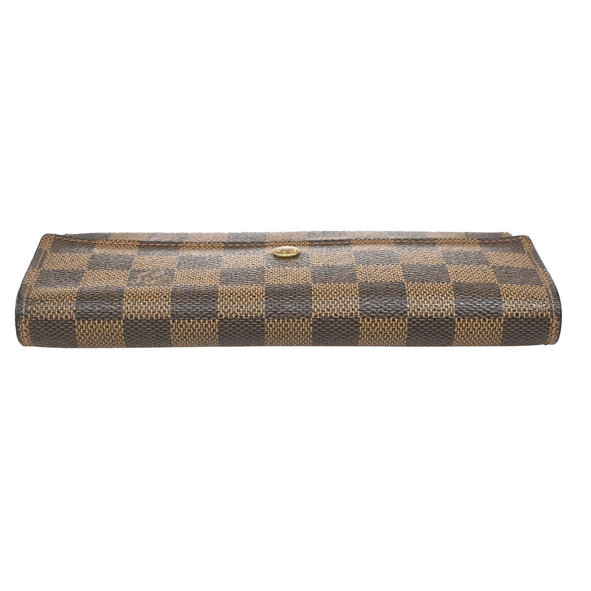 LOUIS VUITTON International Trifold Wallet Damier Leather Brown N61215 02KP147