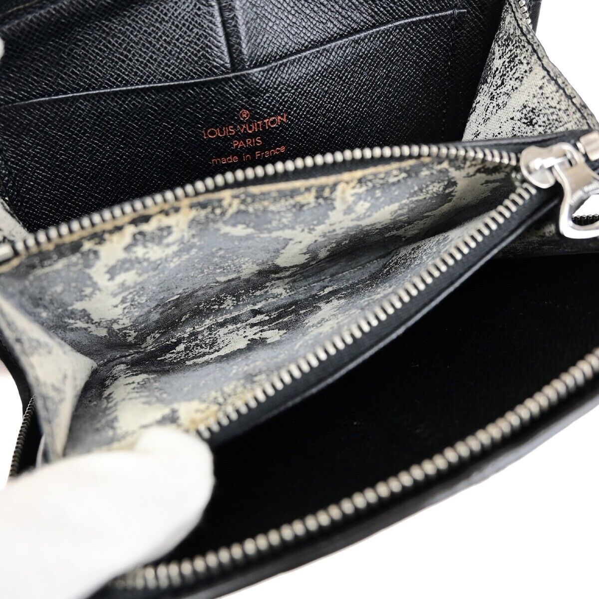 LOUIS VUITTON 3 Set Long Bifold Wallet Mini Clutch Bag Epi Leather BK YW 66YF008