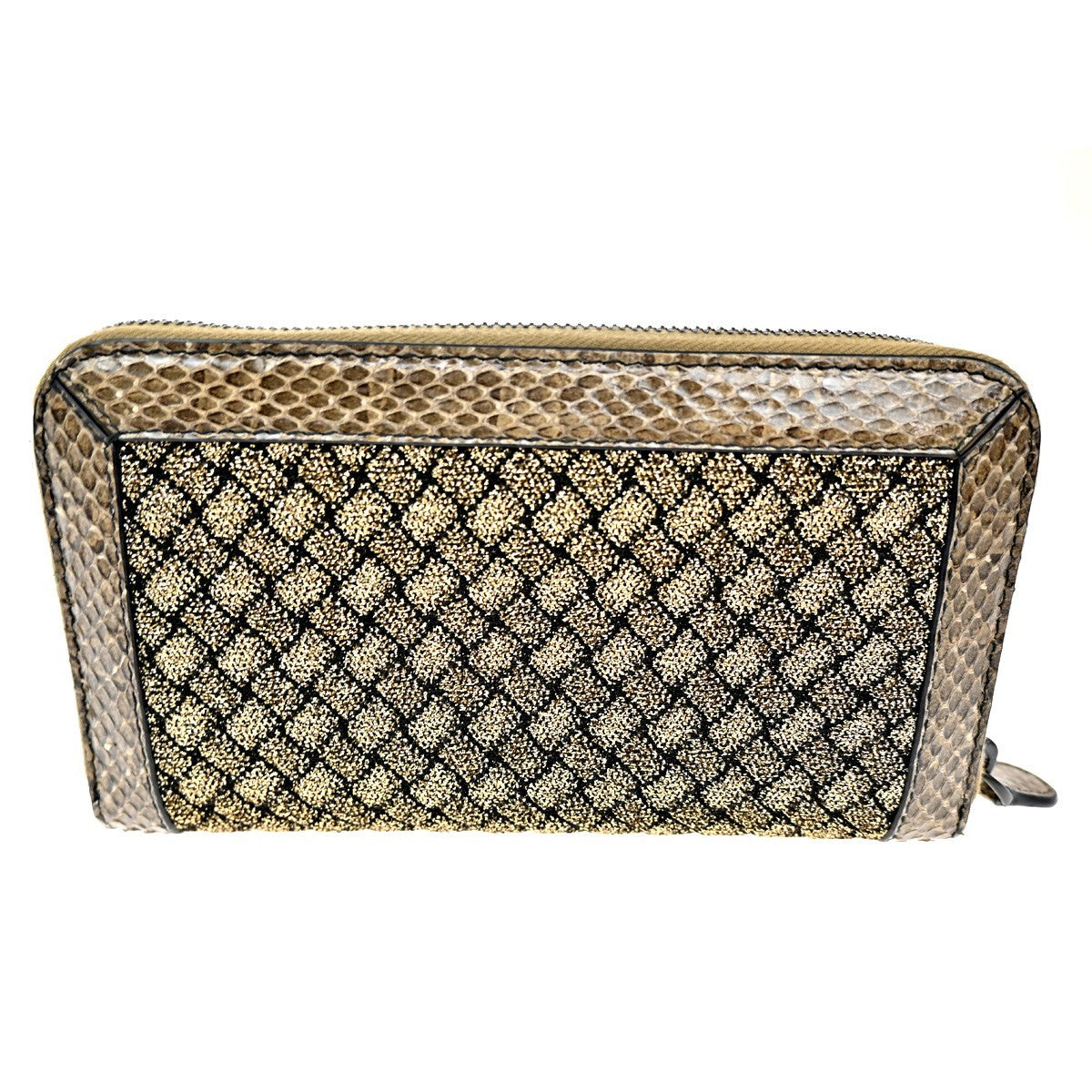 BOTTEGA VENETA  Intrecciato Zippy Long Wallet  Embossing Leather BN 64TA432