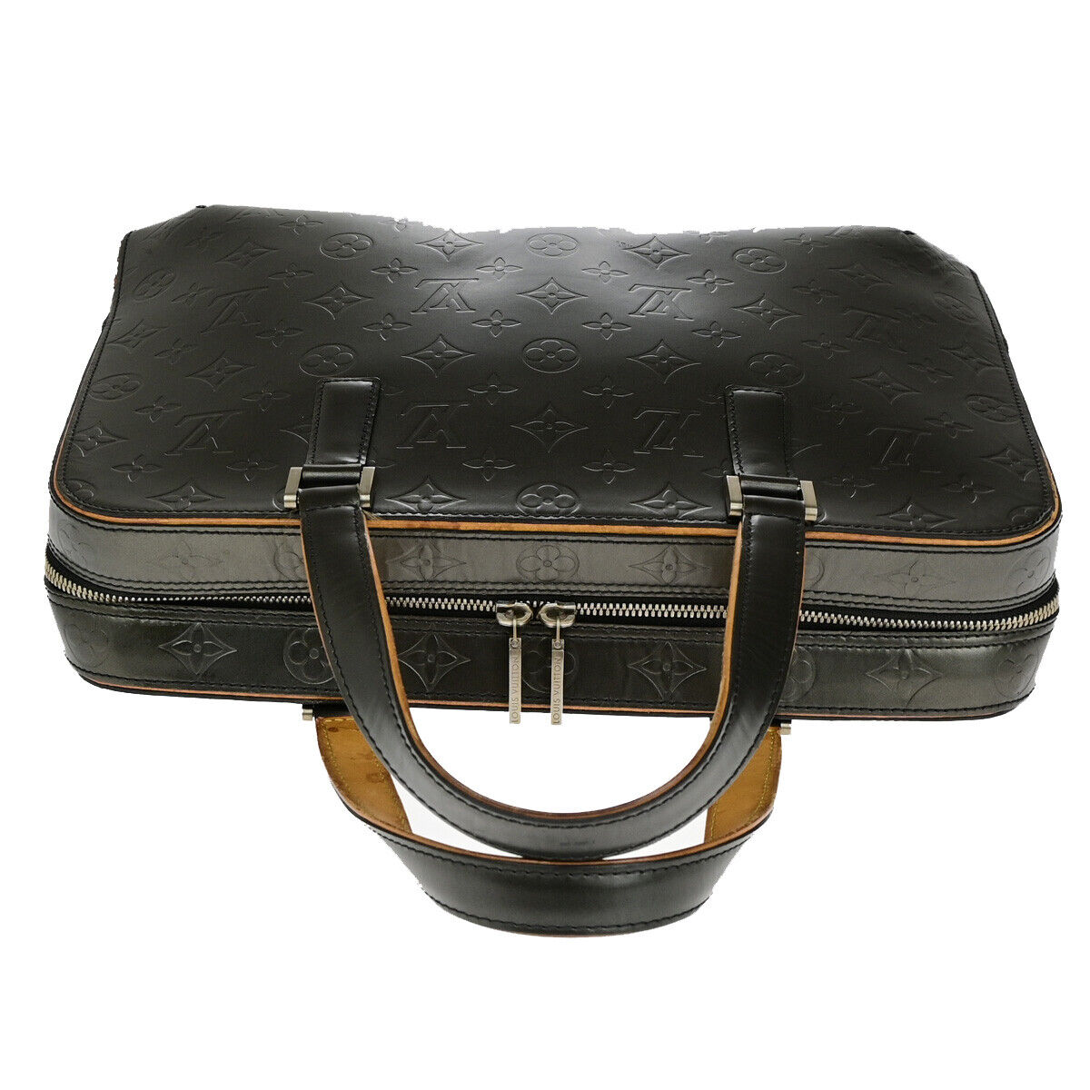 LOUIS VUITTON Malden Hand Tote Bag Monogram Mat Leather Gray M55135 61SJ468