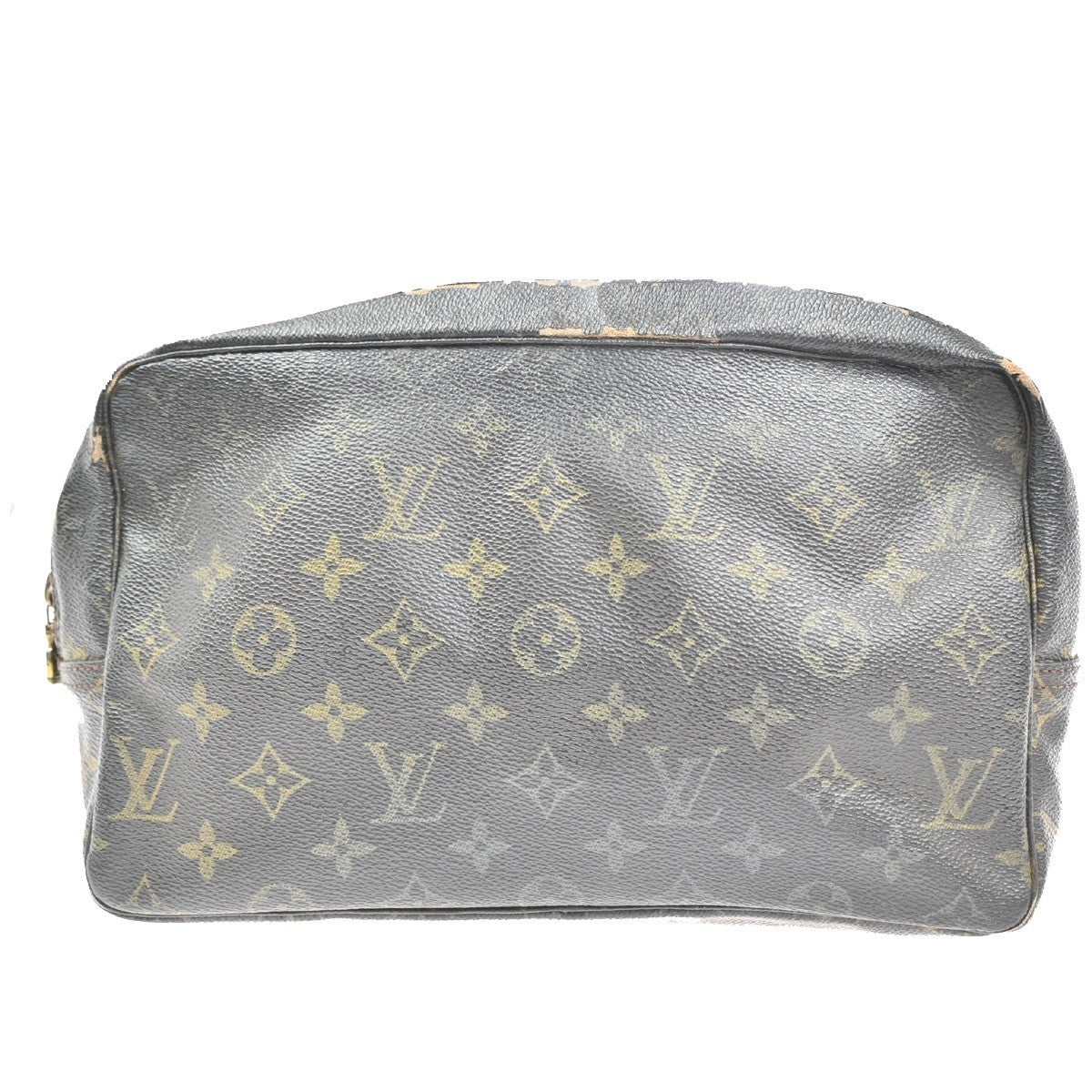 LOUIS VUITTON 2 Set Trousse Toilette Poche Toilette Bag Monogram Leather 09KC593