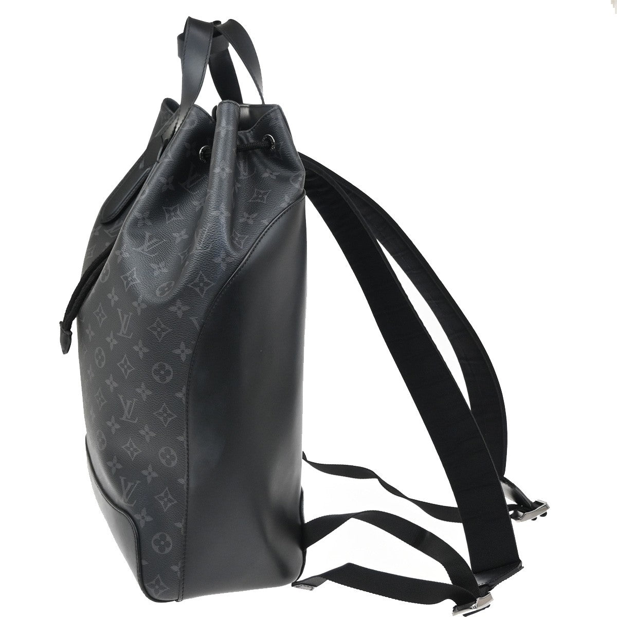 LOUIS VUITTON Explorer Backpack Bag Monogram Eclipse Leather BK M40527 691RL414