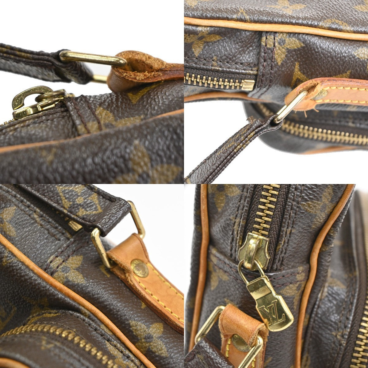 LOUIS VUITTON Amazon Crossbody Shoulder Bag Monogram Leather BN M45236 83KC663