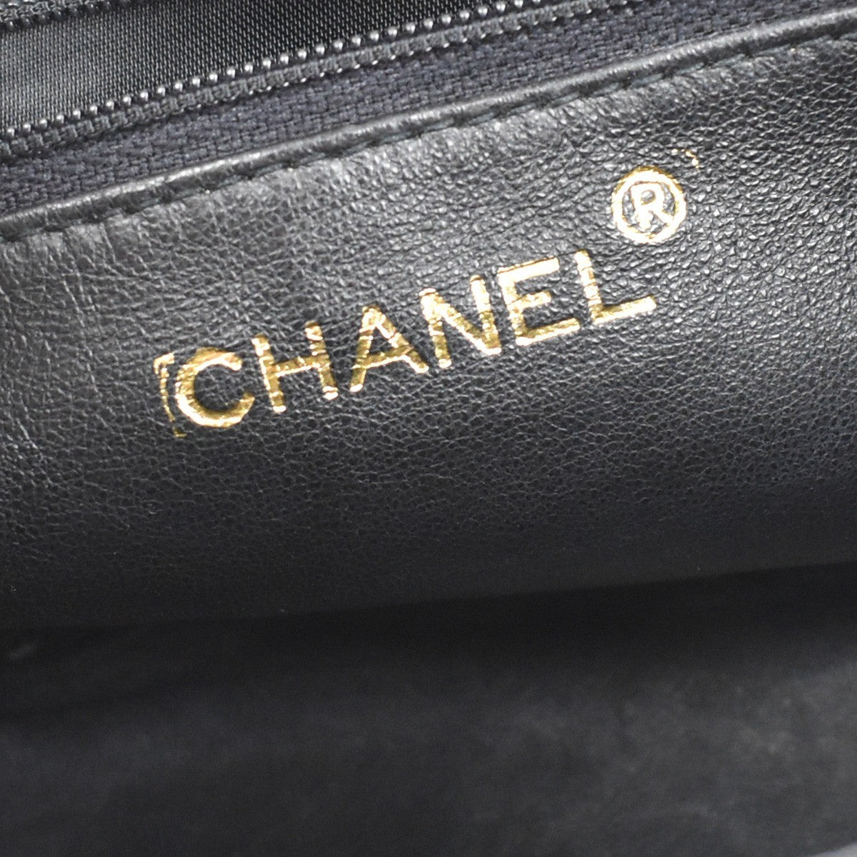 CHANEL CC Logo Matelasse Tassel Shoulder Vanity Bag Leather Black Italy 95KB241