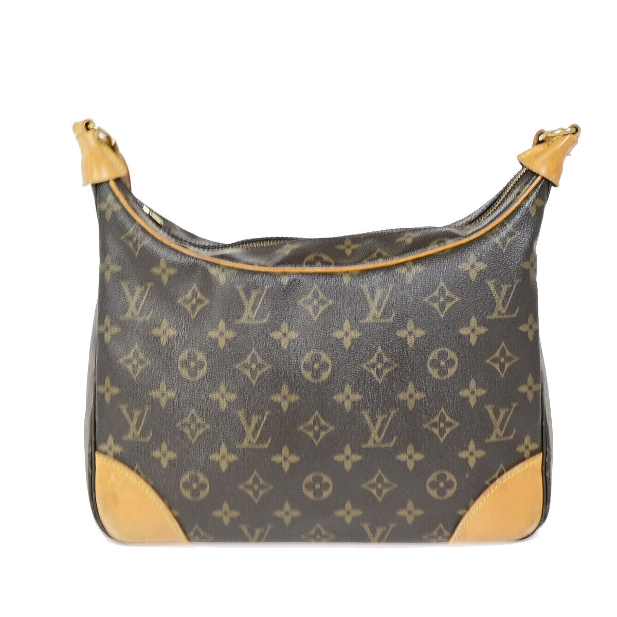 LOUIS VUITTON Boulogne 30 Shoulder Bag Monogram Leather Brown M51265 79YF136