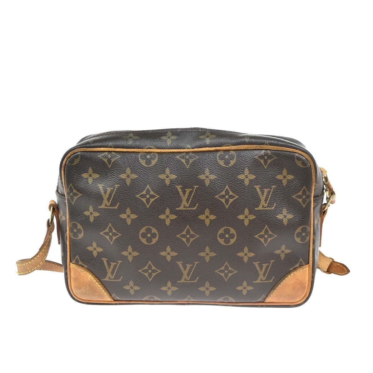 LOUIS VUITTON Trocadero 27 Shoulder Bag Monogram Leather Brown M51274 66ZA314