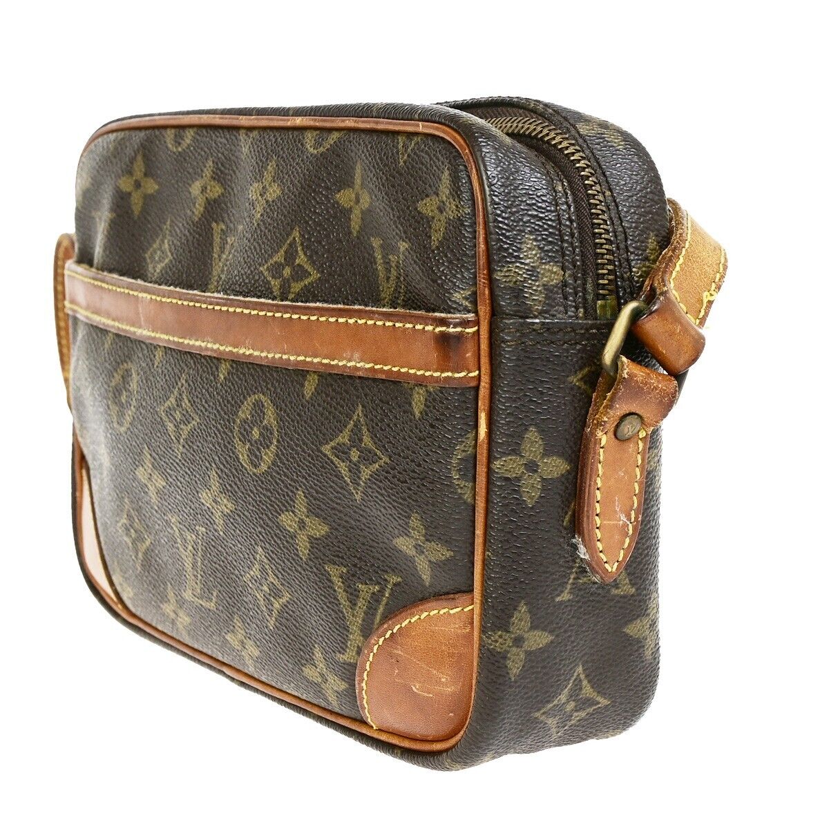 LOUIS VUITTON Trocadero 24 Shoulder Bag Monogram Leather Brown M51276 61FB197