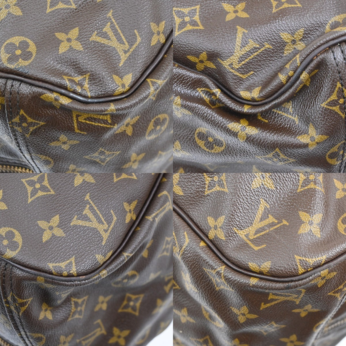 LOUIS VUITTON Plain Ale Ron Hand Bag Monogram Leather BN France M41440 05AA079