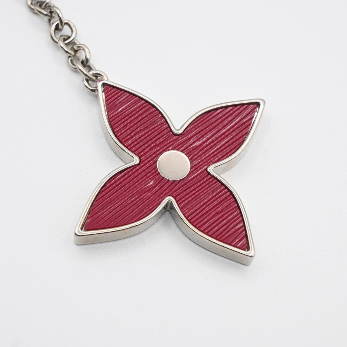 LOUIS VUITTON LV Bijoux Sac Fleur Epi Bag Charm Key Ring BE RD PE M67125 64MA373