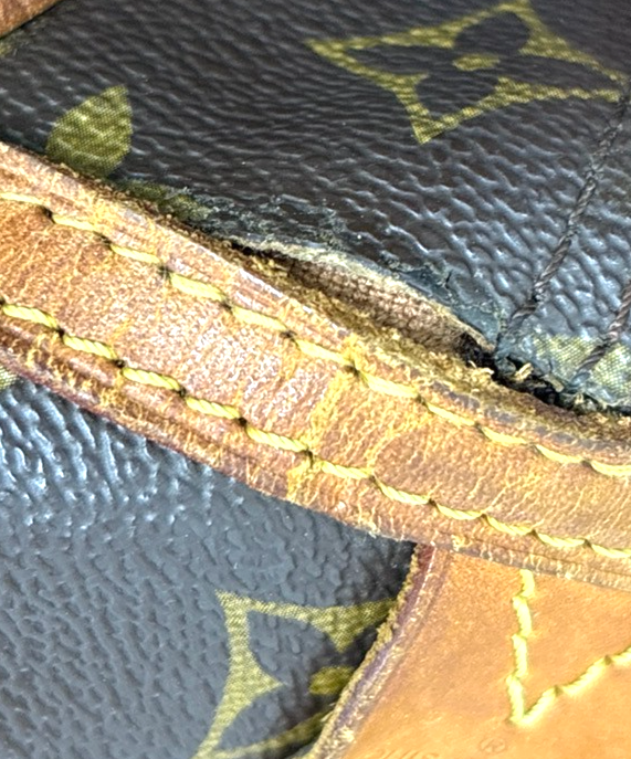 LOUIS VUITTON Montorgueil PM Shoulder Bag Monogram Leather Brown M95565 31MA449