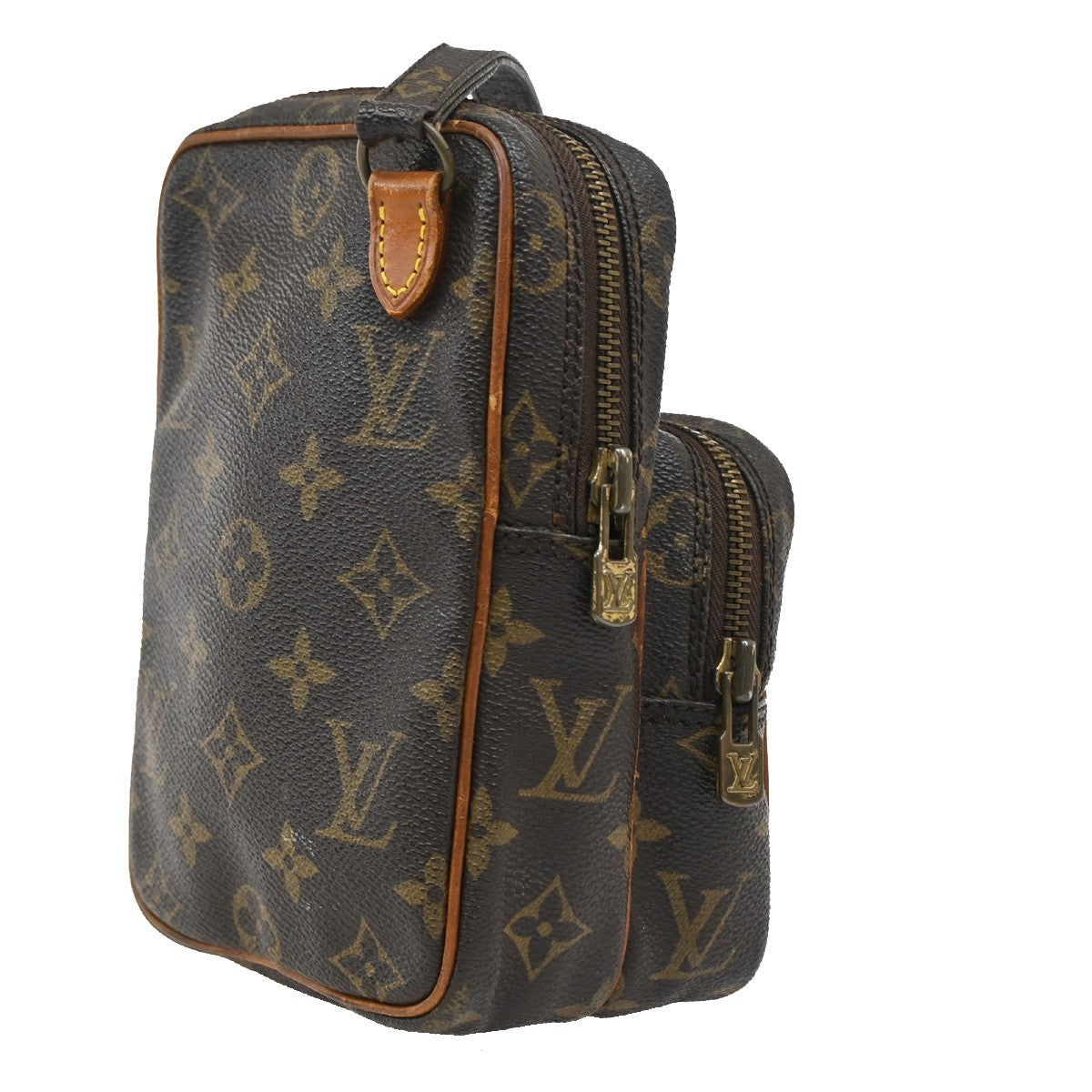 LOUIS VUITTON Mini Amazon Shoulder Bag Monogram Leather Brown M45238 32CA276