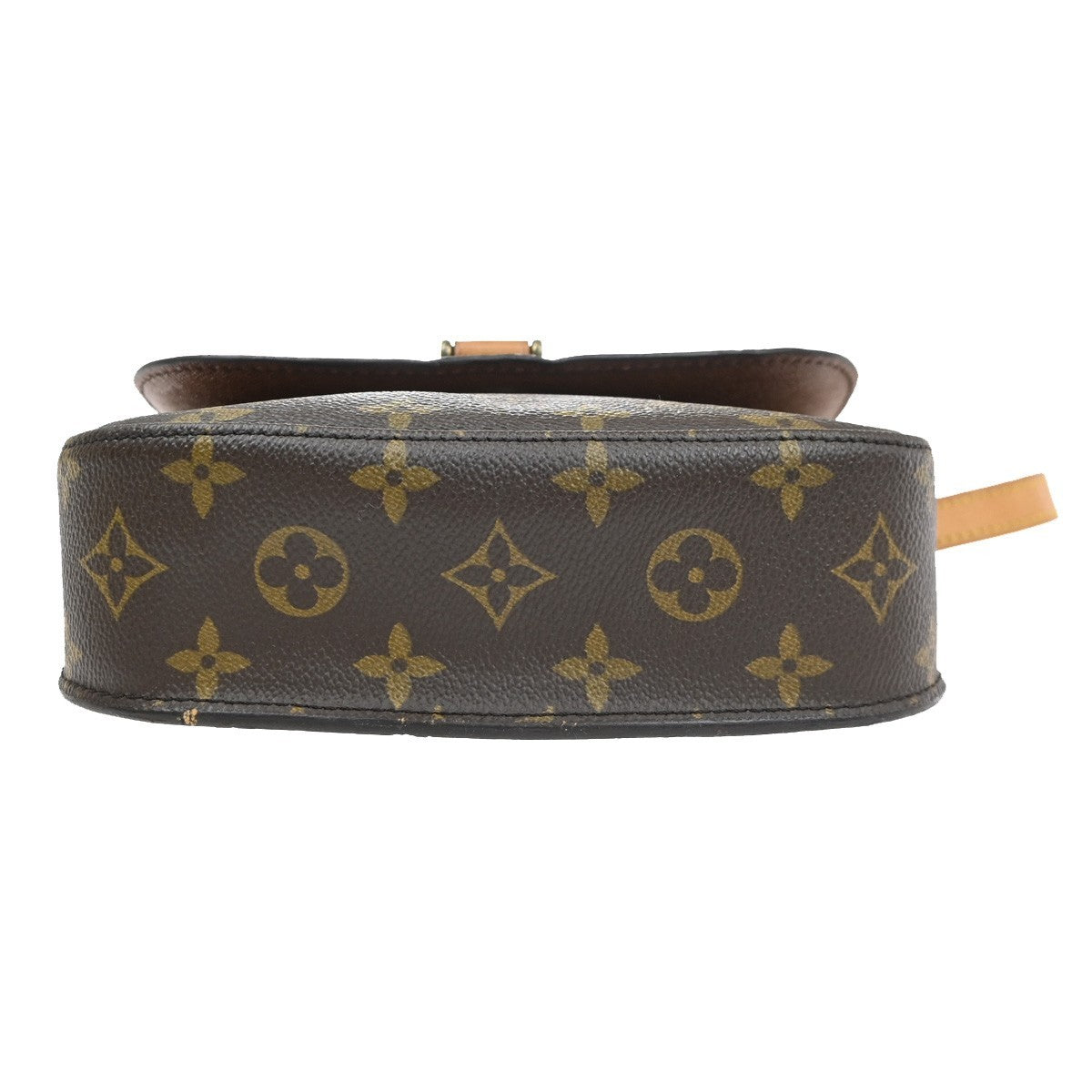 LOUIS VUITTON Saint Cloud MM Shoulder Bag Monogram Leather Brown M51243 34SA143